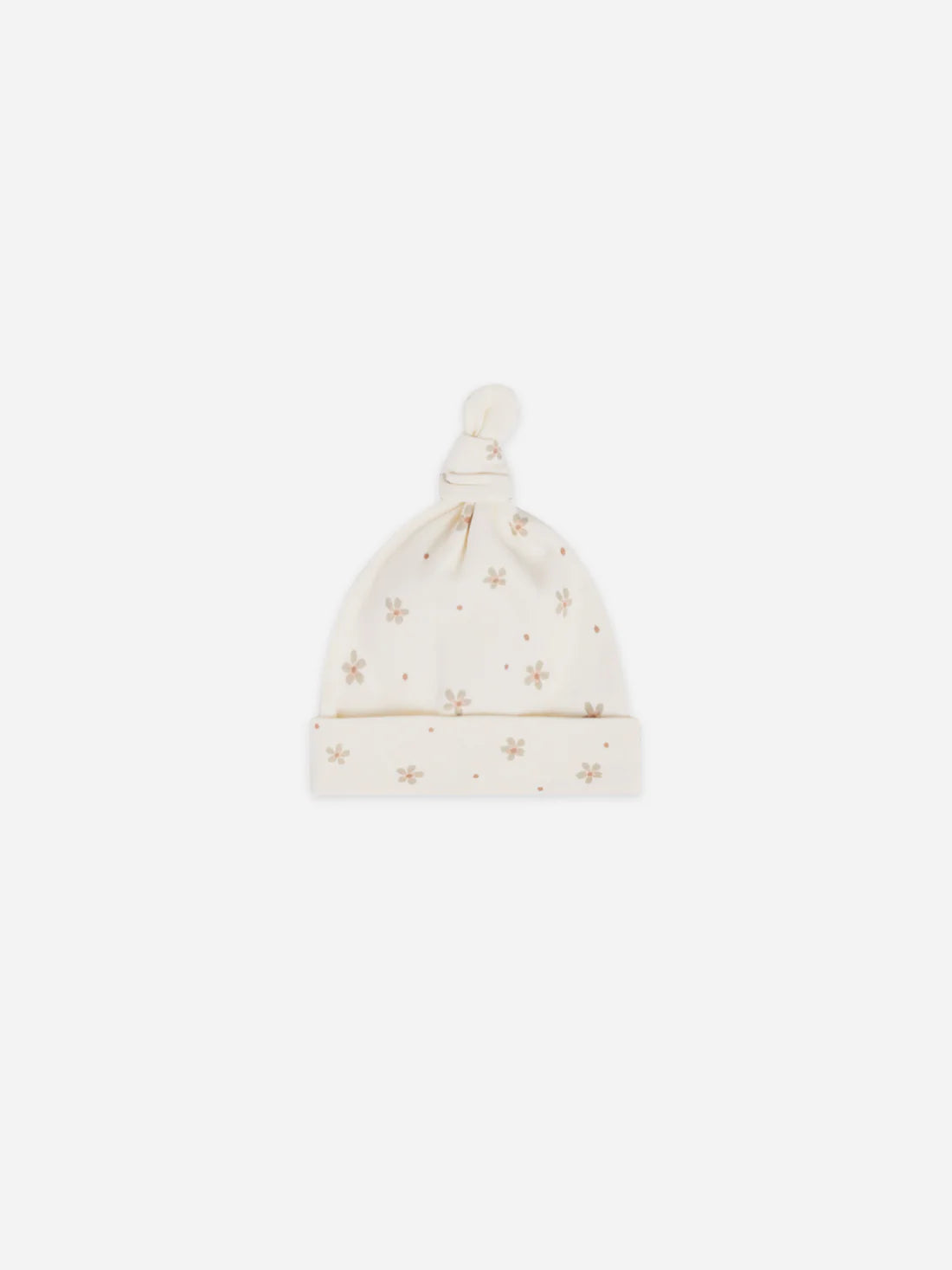 Knotted baby hat | Dotty Floral