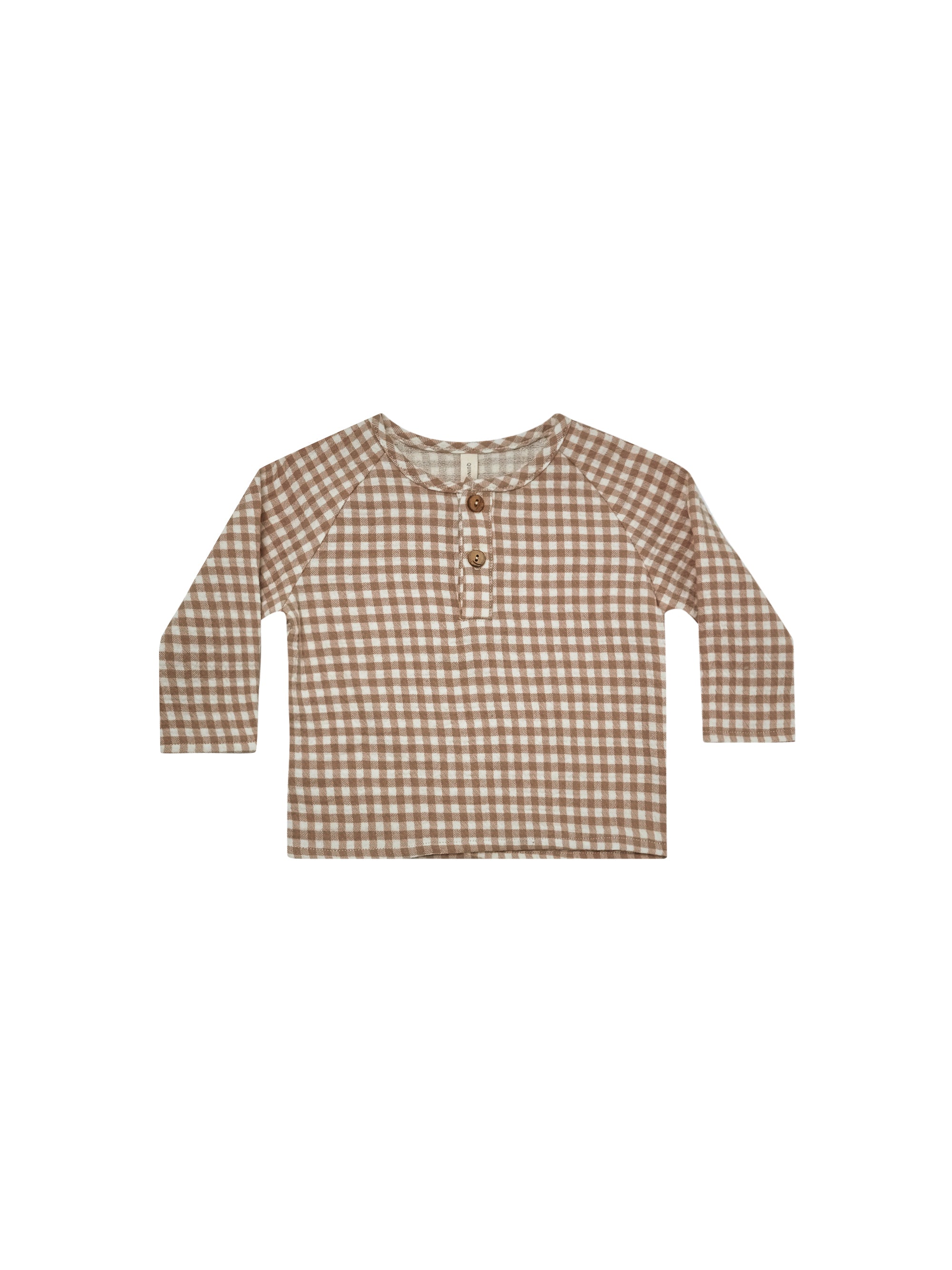 zion shirt | cocoa gingham