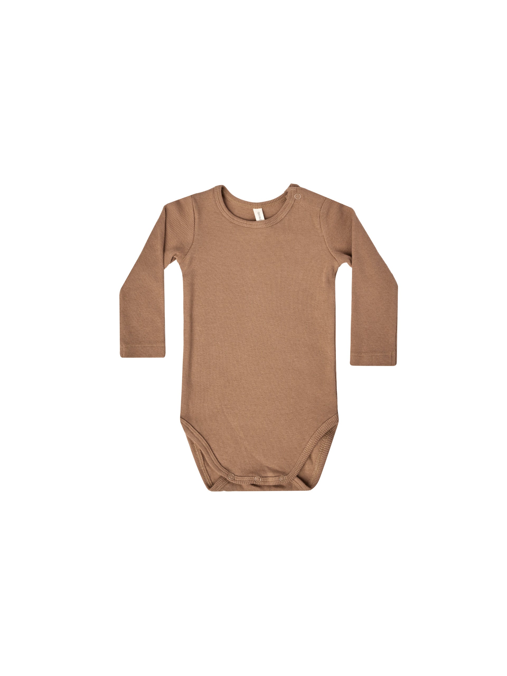 RIBBED BODYSUIT | CLAY - LAST ONE 6/12M