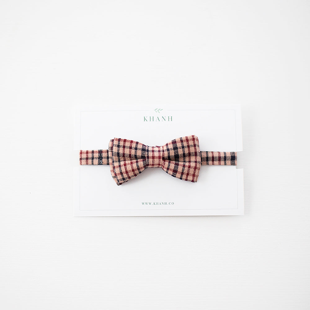 Red & Black Woven | Bow Tie