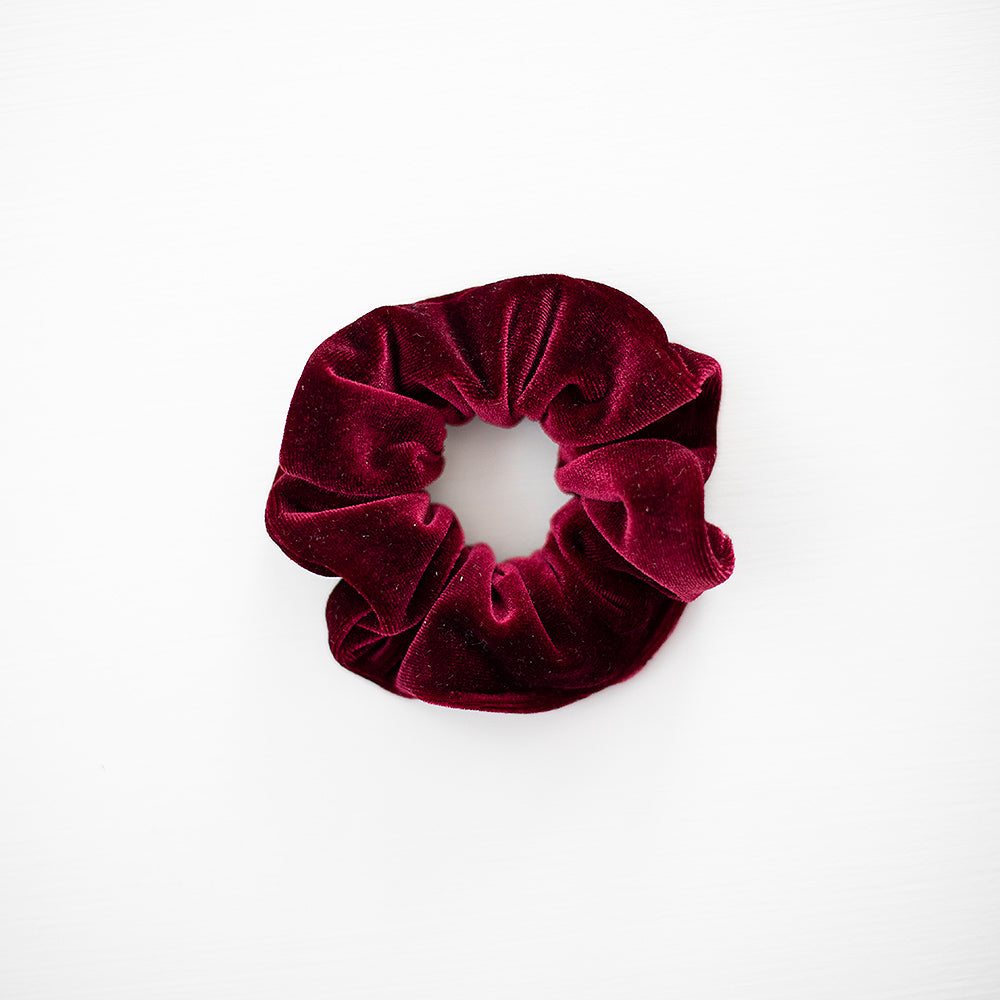 Scrunchies | Burgundy Velvet
