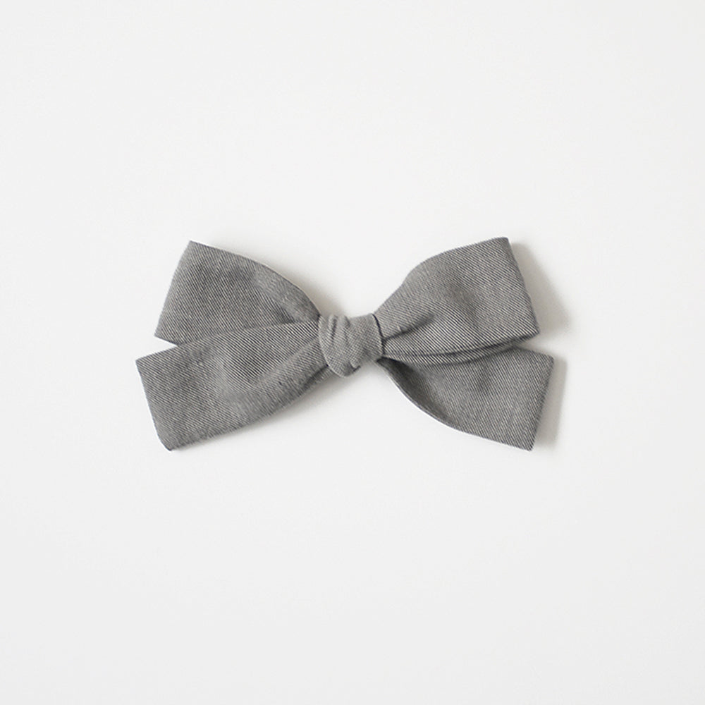 Shadow Gray | Hand Tied Bow