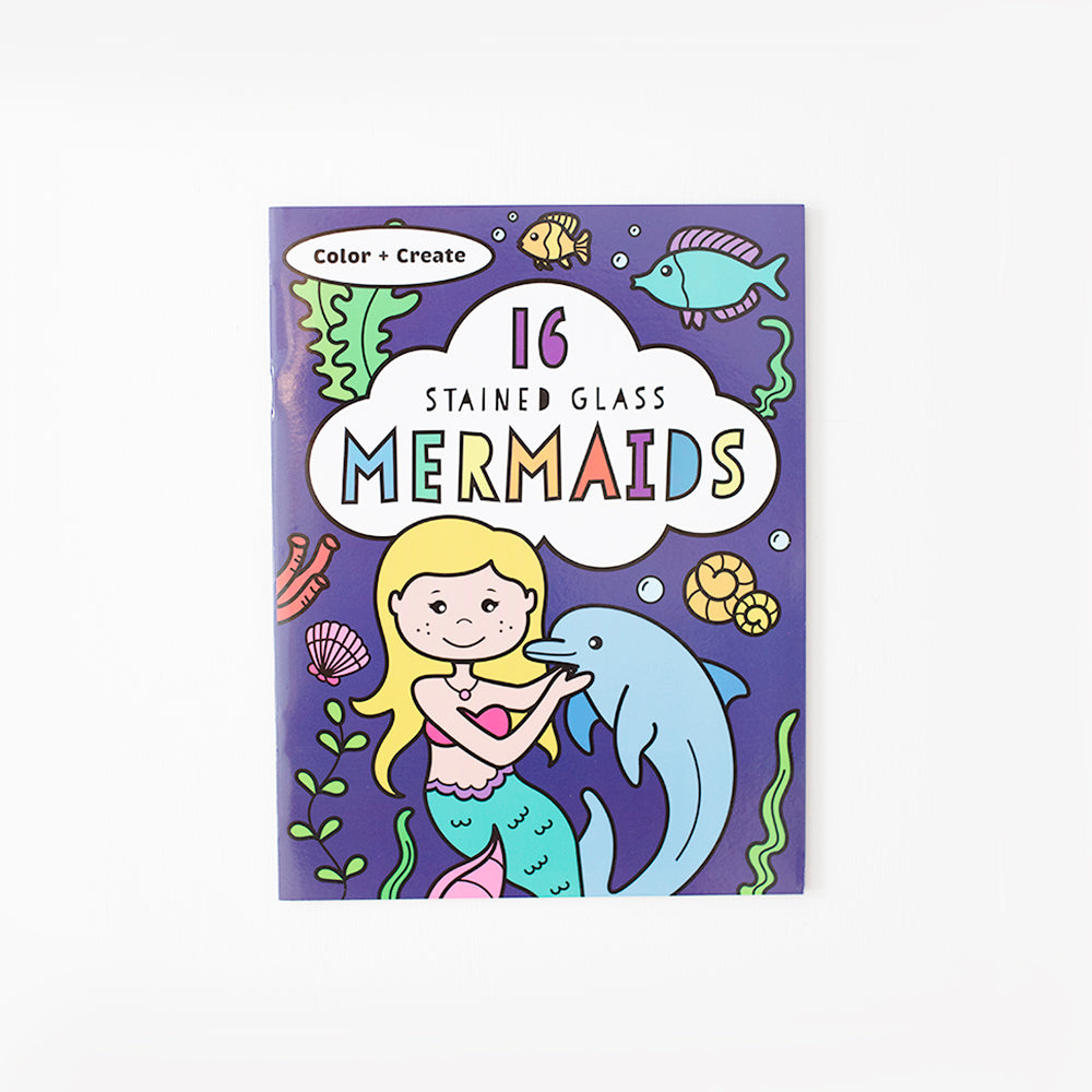 Stained Glass Coloring | Mermaids