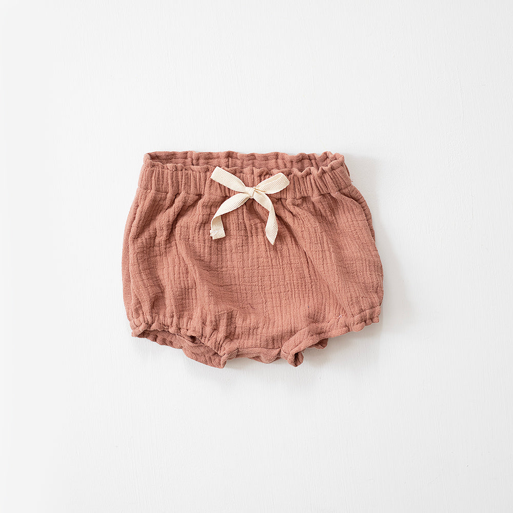 Woven Bloomer | Coral Clay