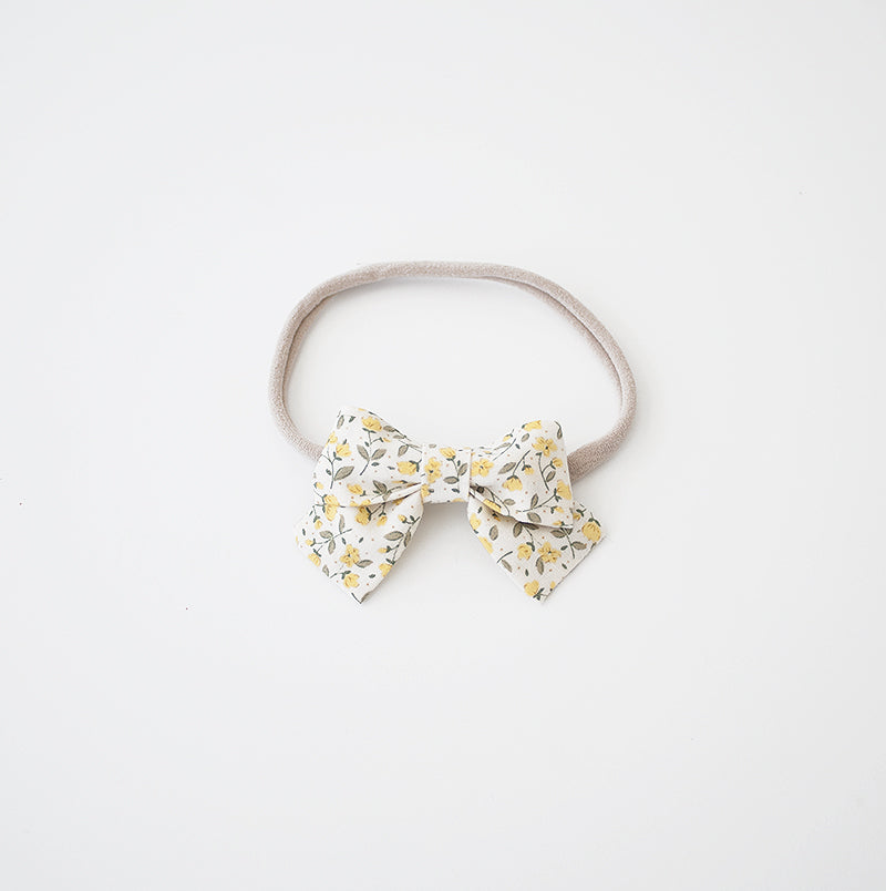 Yellow Petite Fleur | Petite Sailor Bow