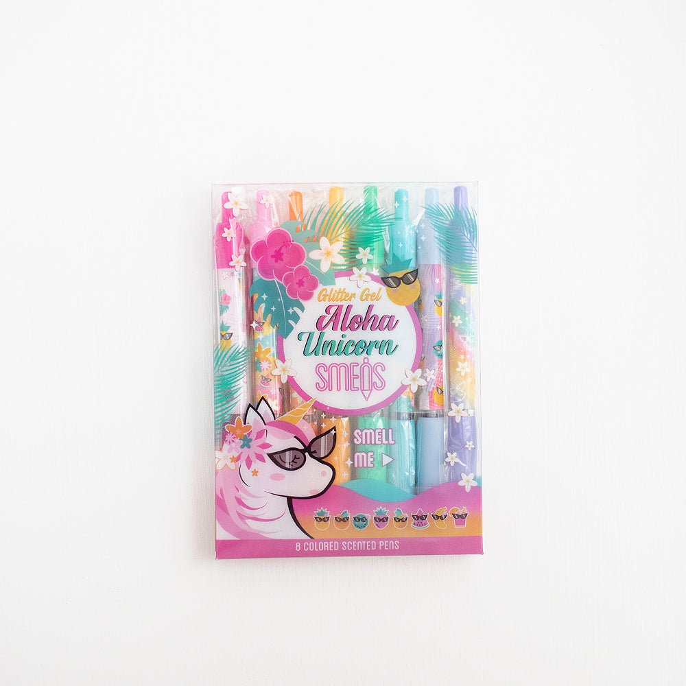 Aloha Unicorn Glitter Gel Smens 8 - Pack