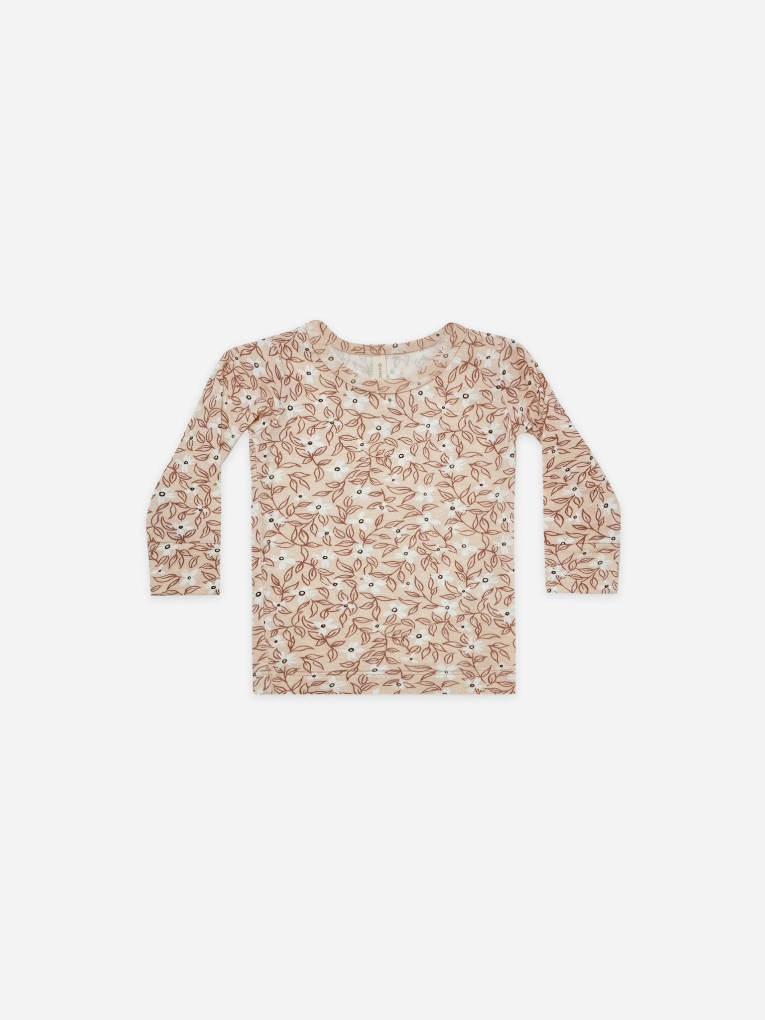BAMBOO LONG SLEEVE TEE | BLOSSOM - LAST ONE 4/5Y