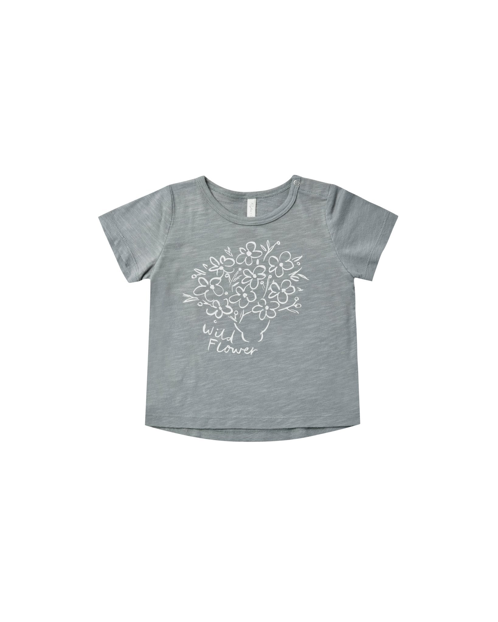 Basic Tee || Wildflower - LAST ONE 0/3M