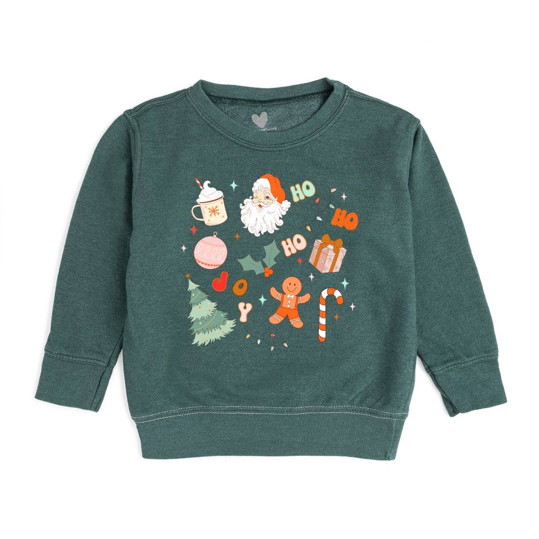 Christmas Doodle Sweatshirt | Kids