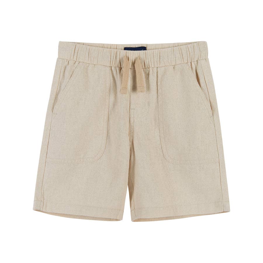 Boys Shorts | Stone Linen