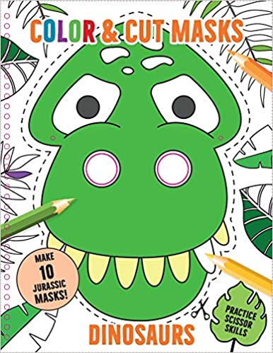 Color & Cut Masks: Dinosaurs - Khanh