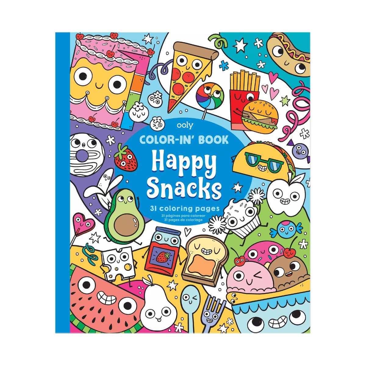 Color - in' Book: Happy Snacks