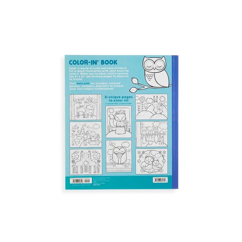Color - in' Book: Little Cozy Critters