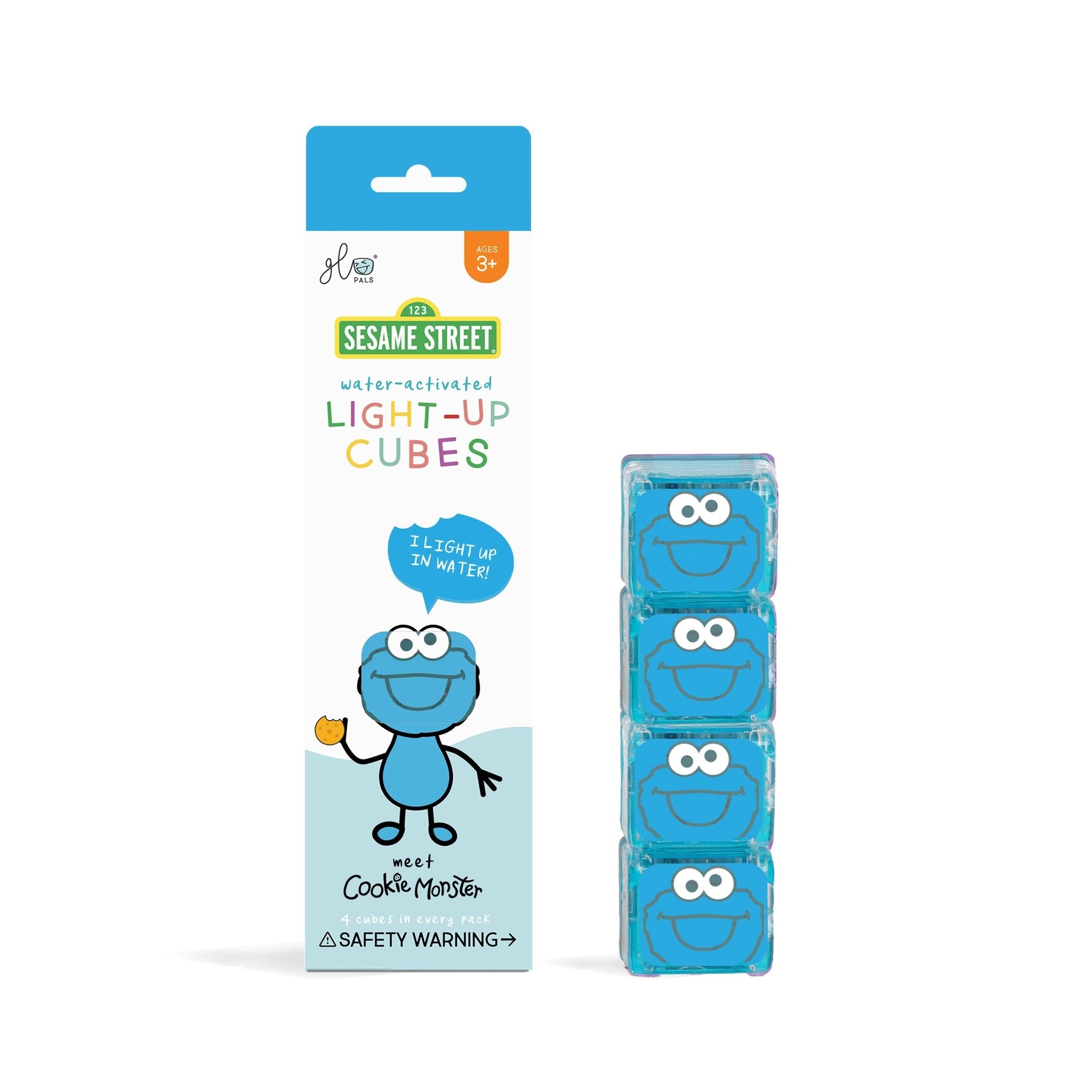 Cookie Monster - Sesame Street Light - Up Cubes - Khanh
