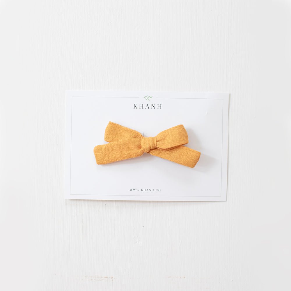 Creamsicle | Petite Hand - Tied Bow