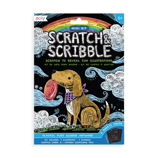 Mini Scratch & Scribble - Playful Pups