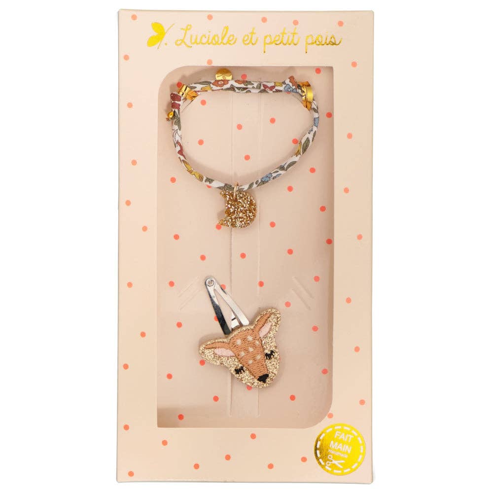 Barrette & Bracelet Gift Set | Biche & Ava Autumn