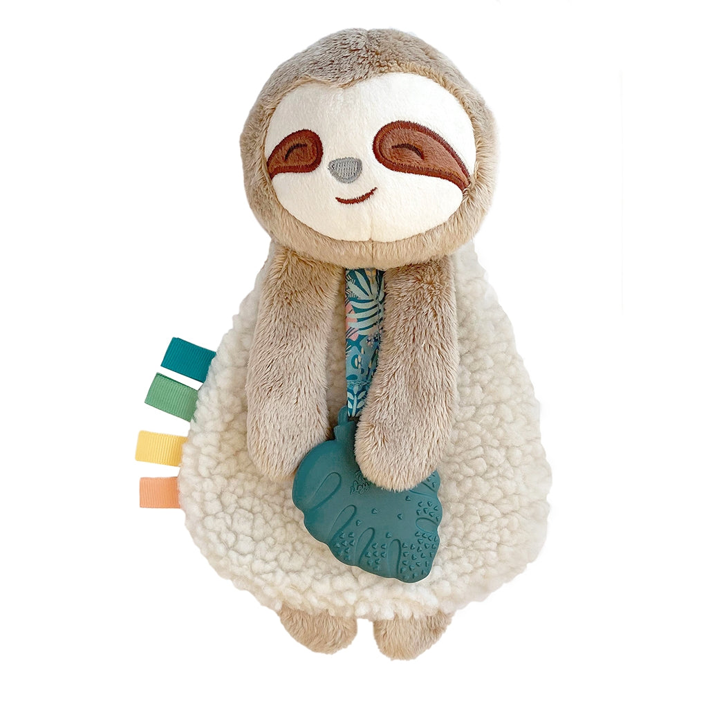 Sloth Plush with Silicone Teether Toy