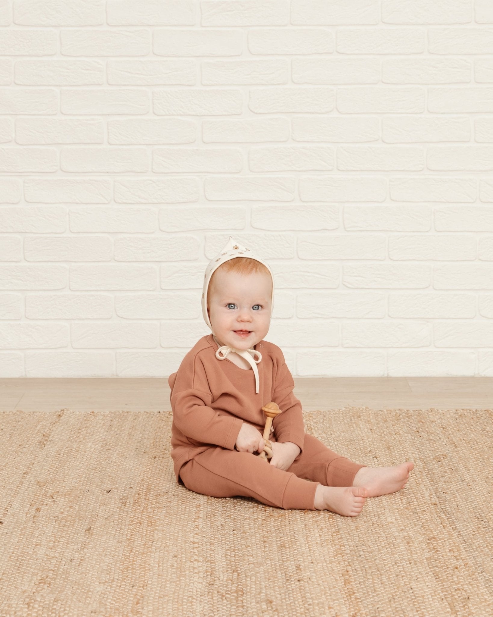DRAWSTRING PANT | AMBER - LAST ONE 3/6M