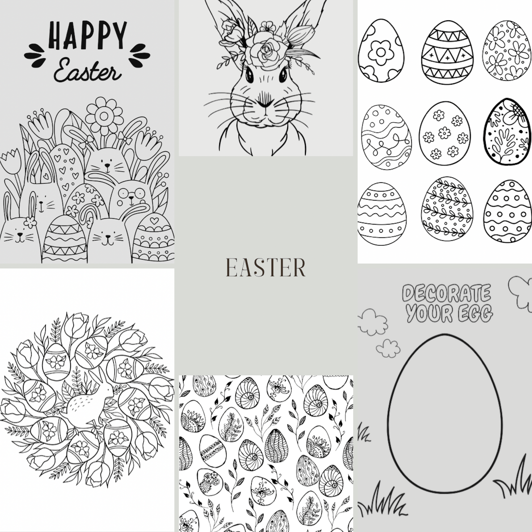 Easter Coloring & Activity Pages - Khanh