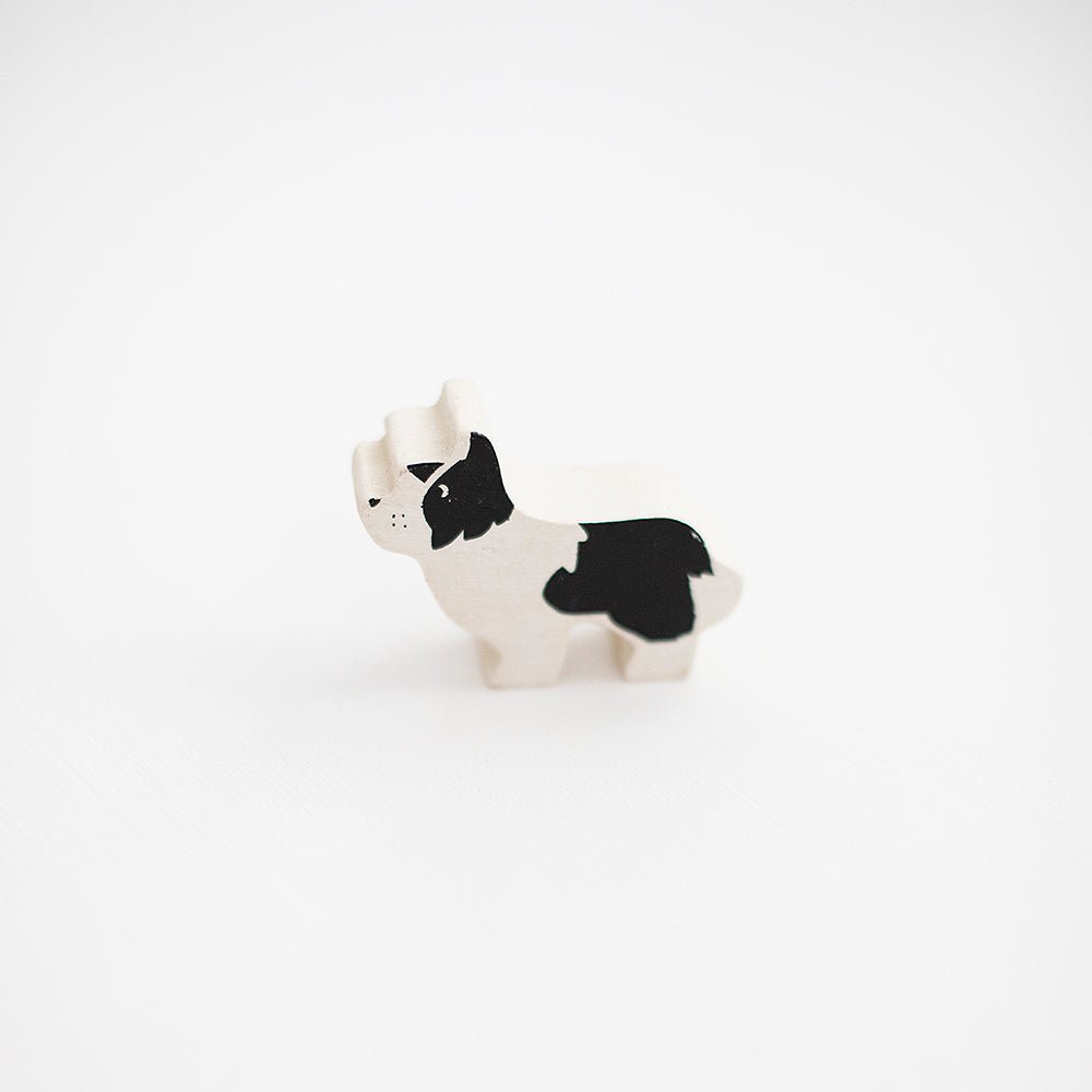 English Shepherd Dog Wooden Toy