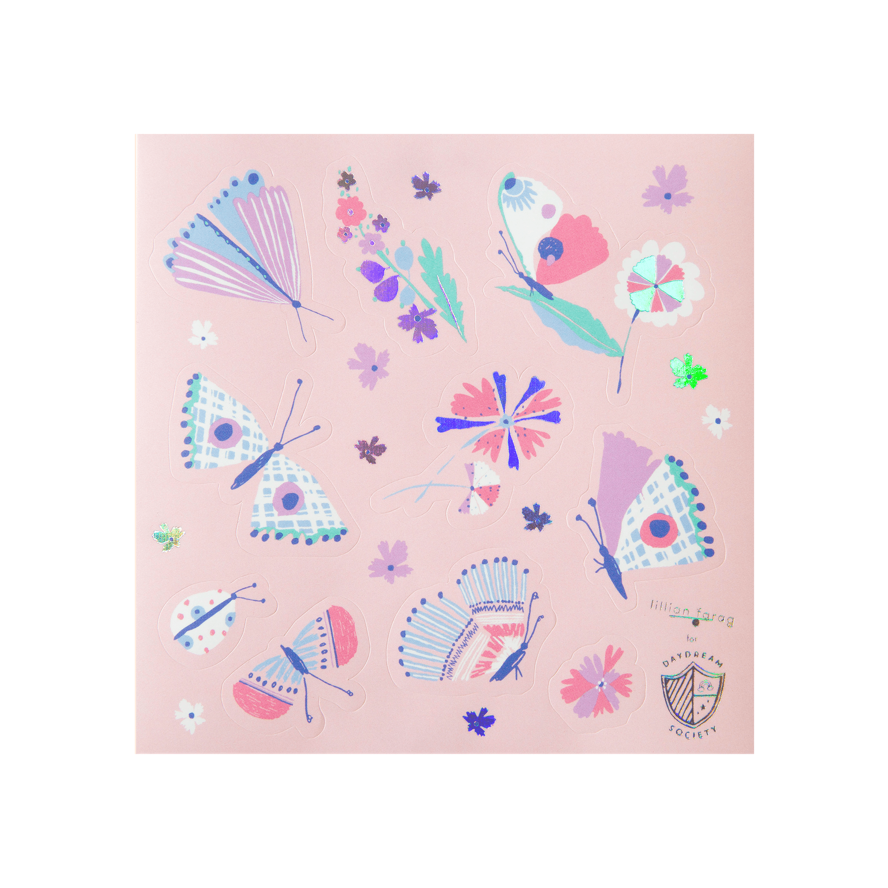 Flutter Sticker Set - 4 sheets