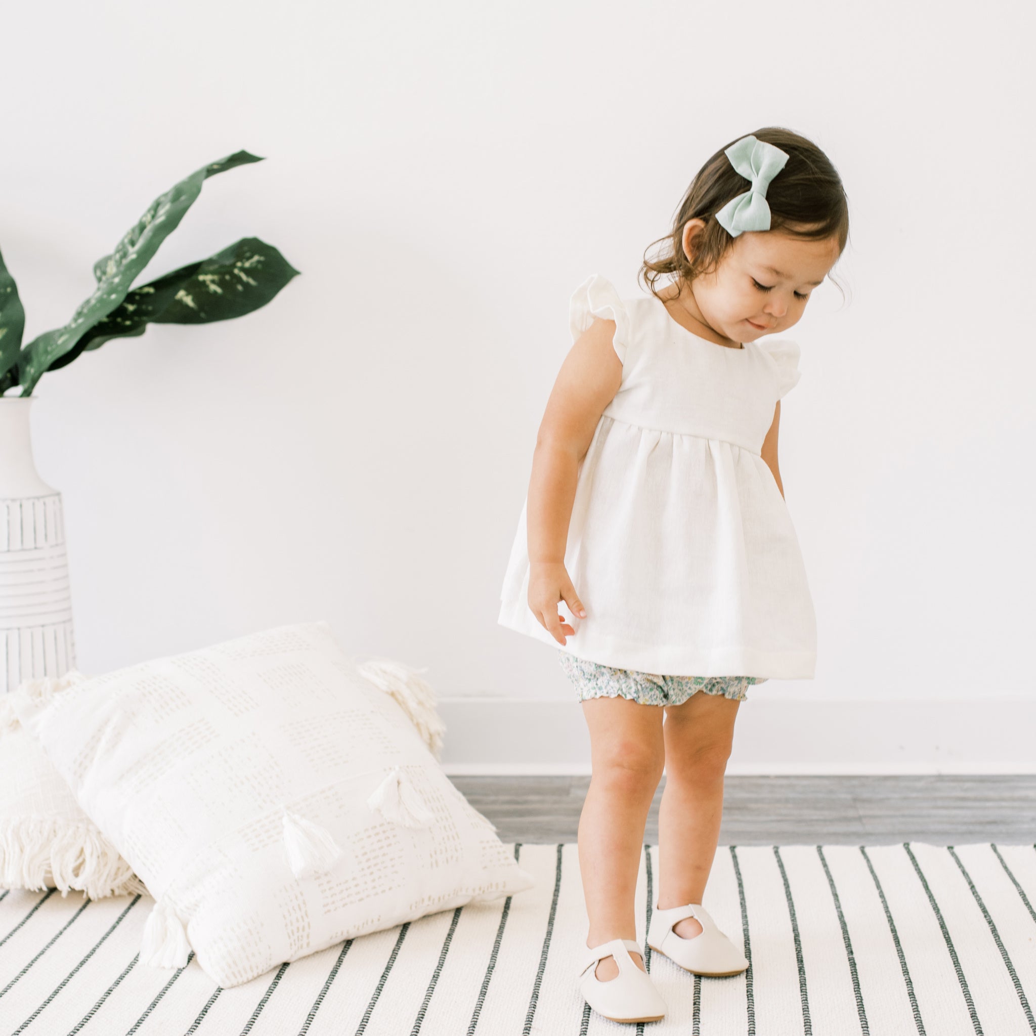 Flutter Tunic | Ivory Linen