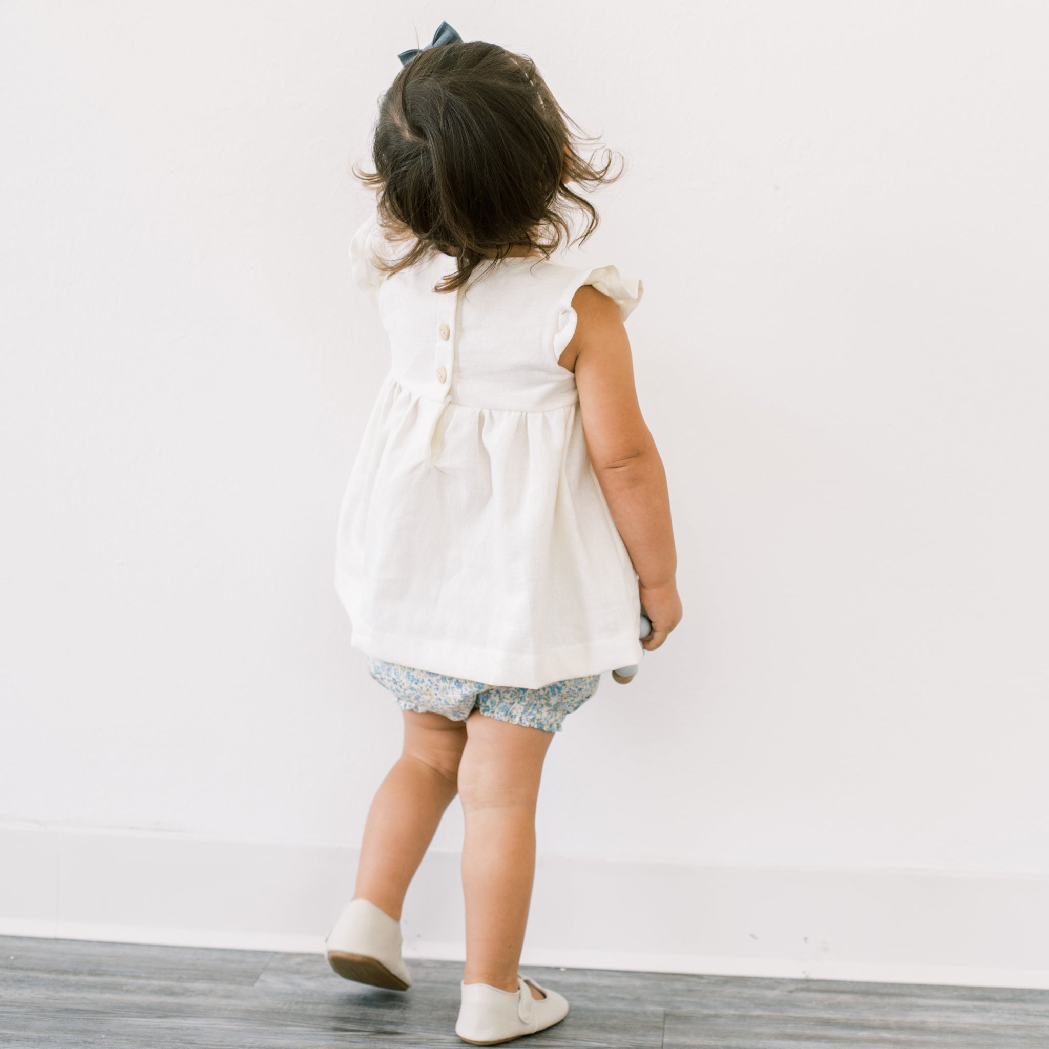 Flutter Tunic | Ivory Linen