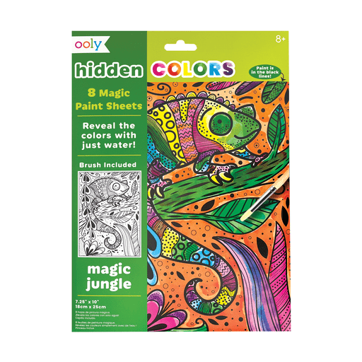 Hidden Colors Magic Paint Sheets - Magic Jungle