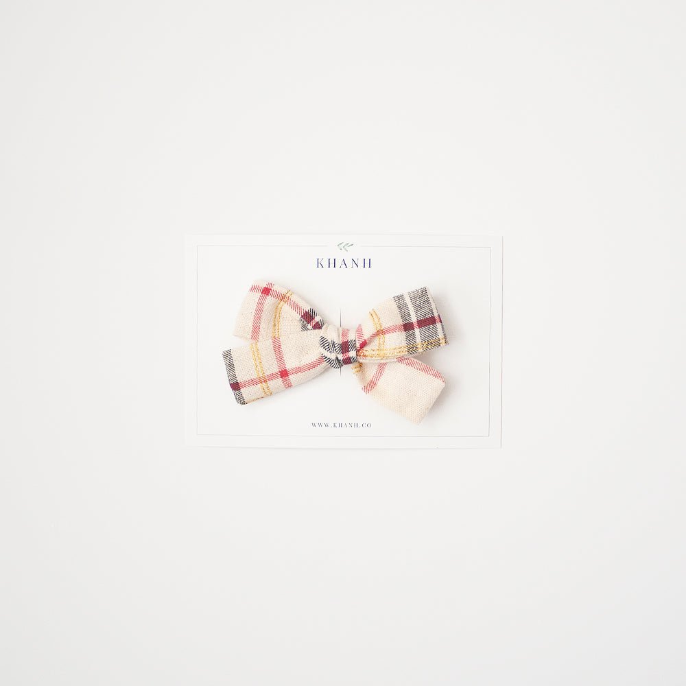 Holiday Plaid | Medium Bow
