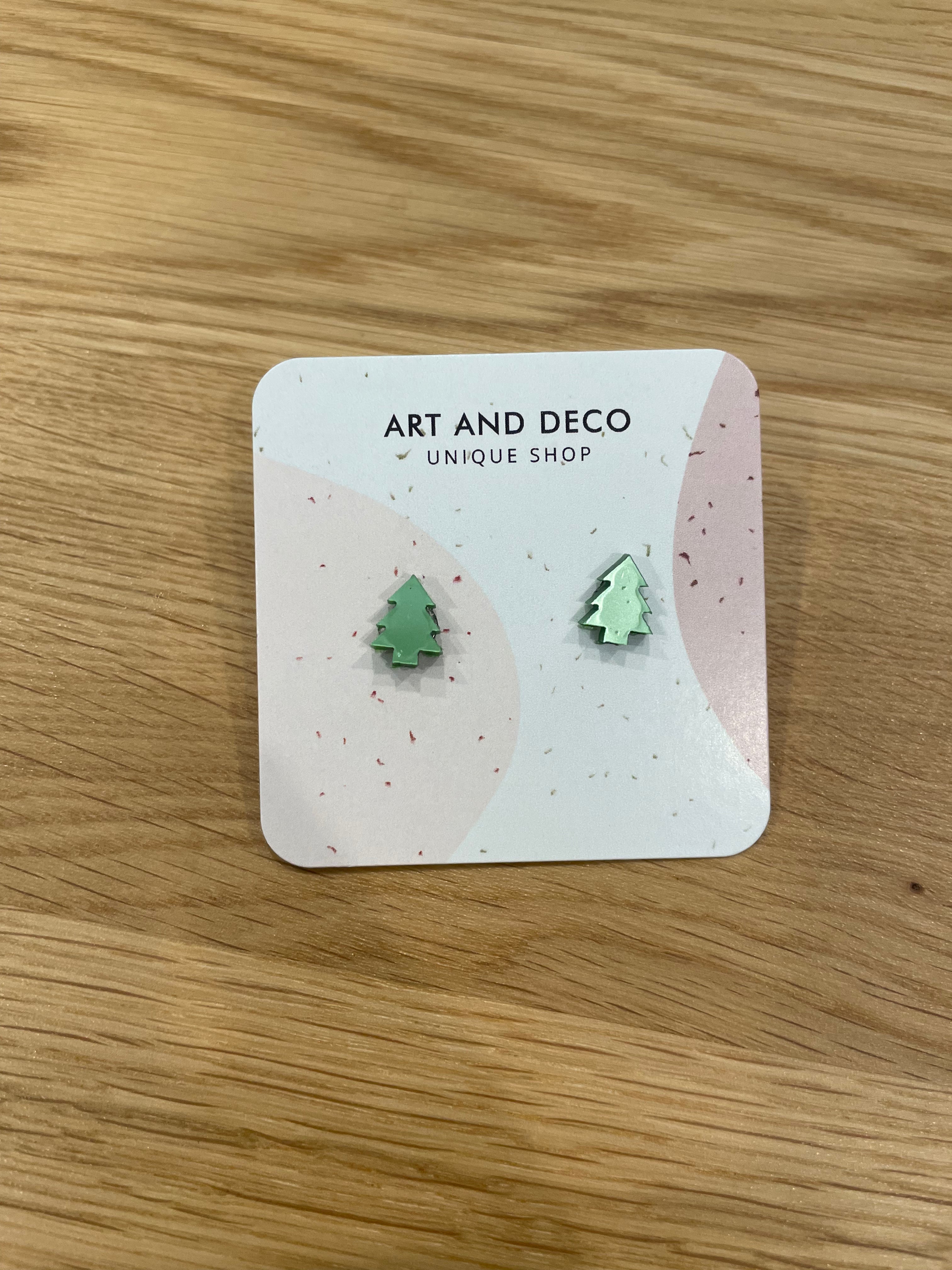 Christmas Tree Stud Earrings
