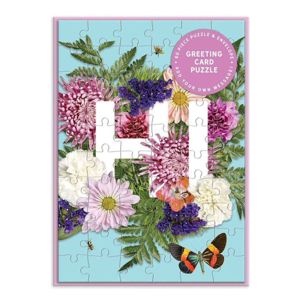 Say With It Flowers - Hi | Greeting Card Puzzle (60 Pc)