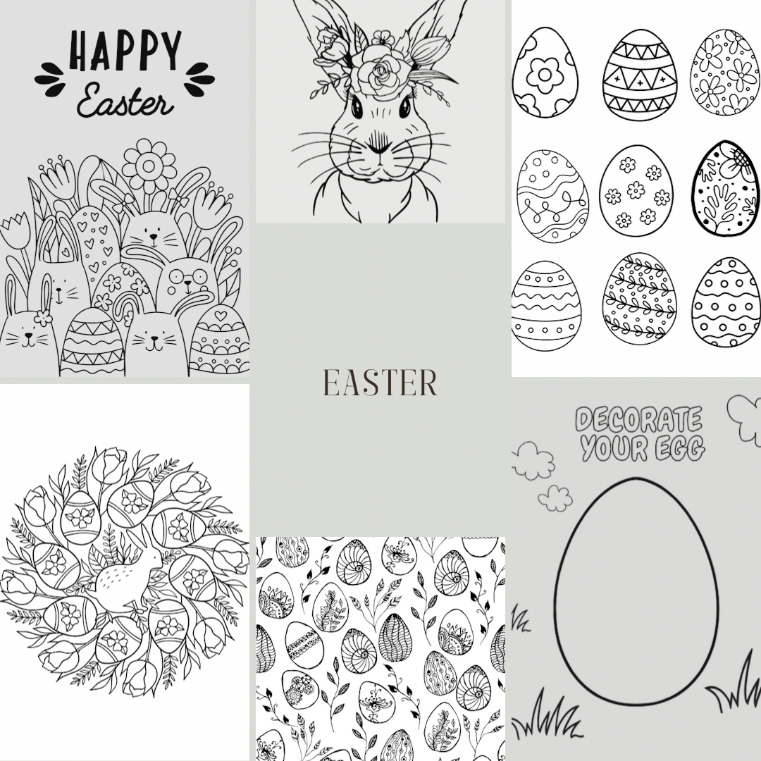 Easter Coloring & Activity Pages