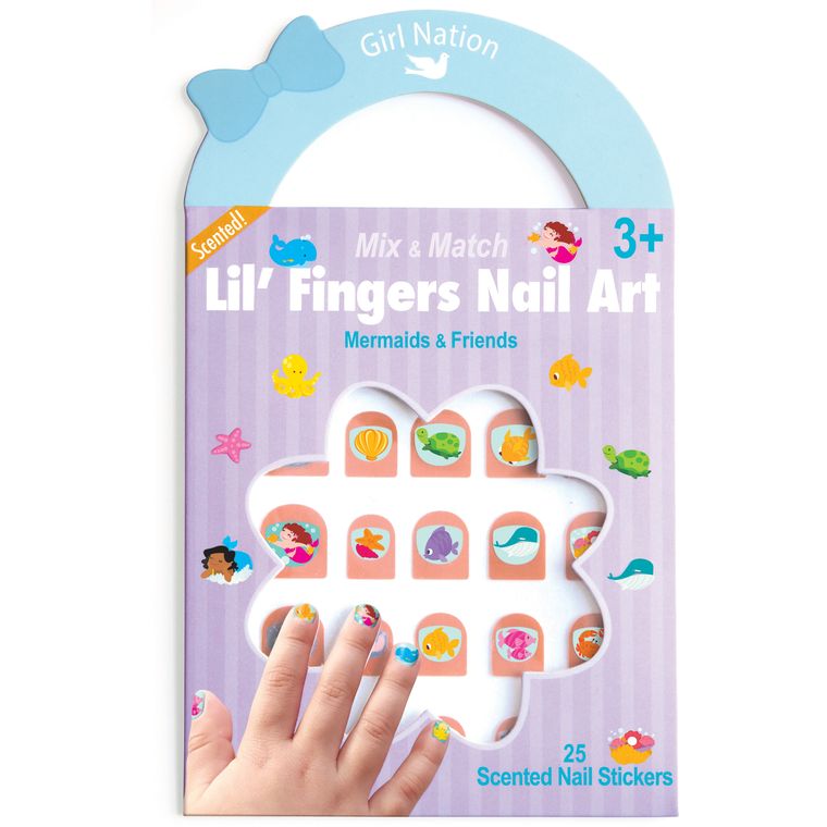 Lil' Fingers Nail Art - Mermaids & Friends