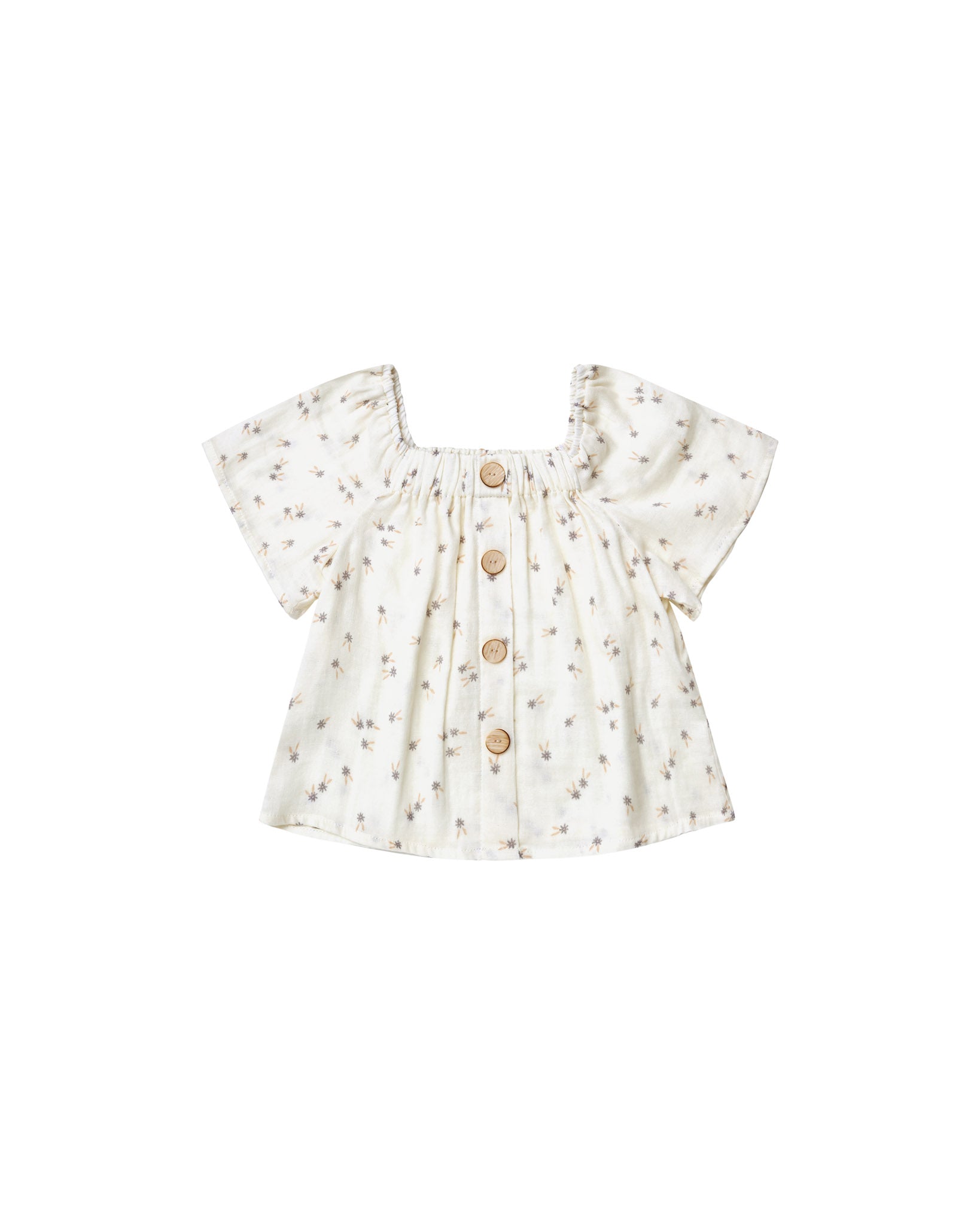 Leah Top || Blue Daisy - LAST 2/3Y & 10/12Y