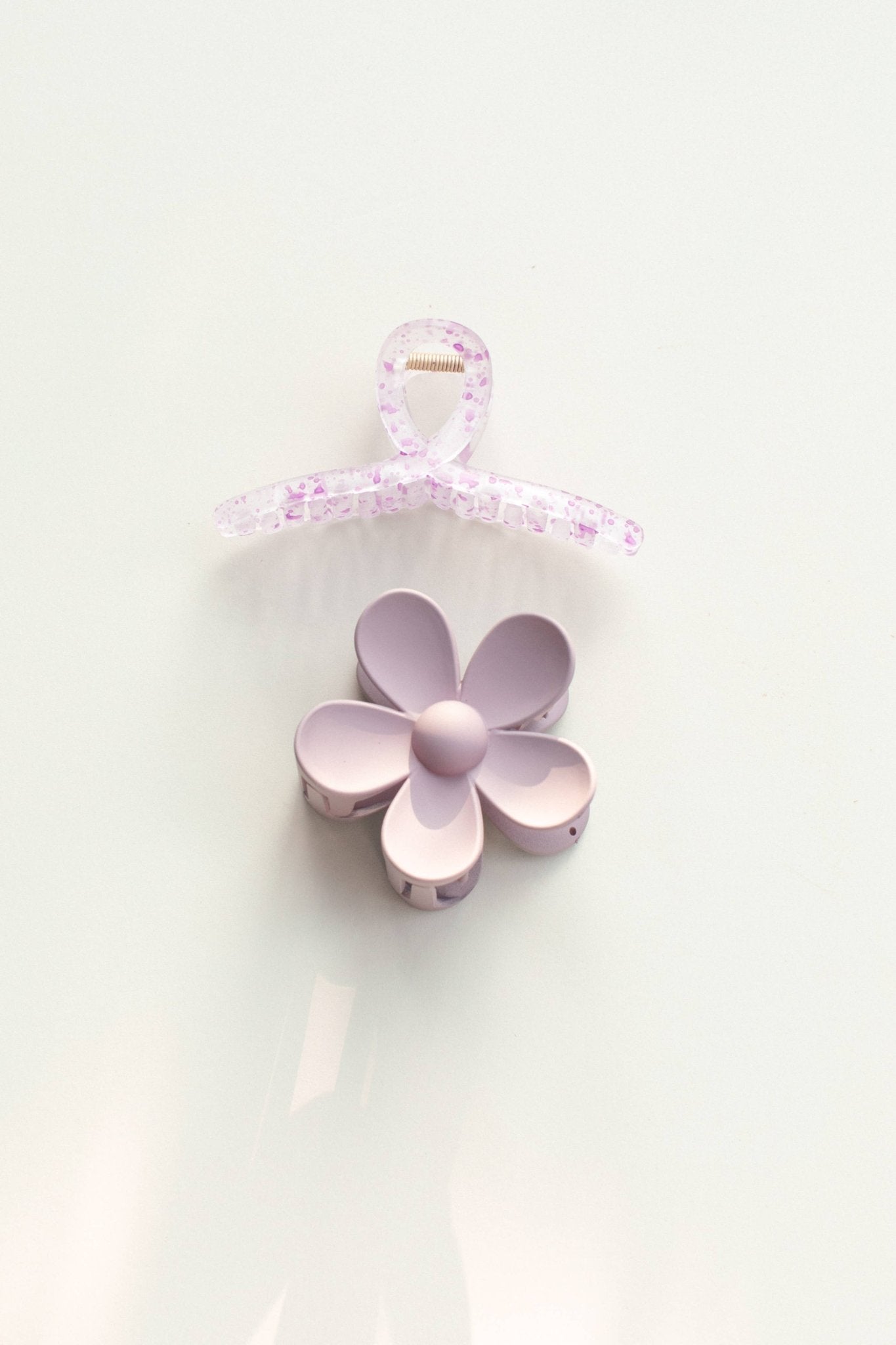 Lilac Hair Clips
