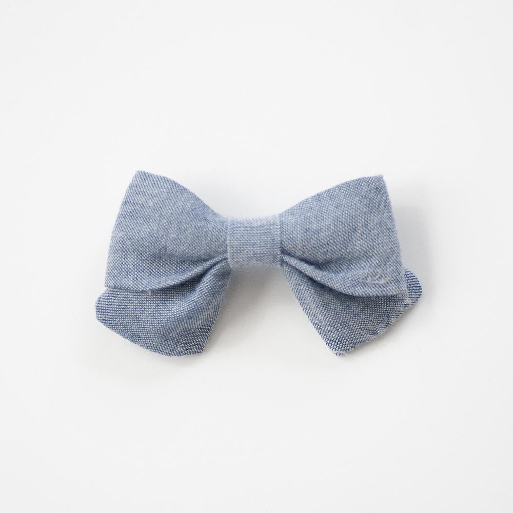 Lite Chambray | Medium Sailor Bow