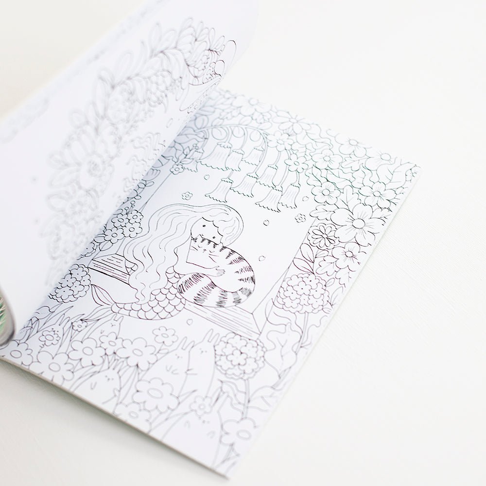 Million Mermaids Coloring Book