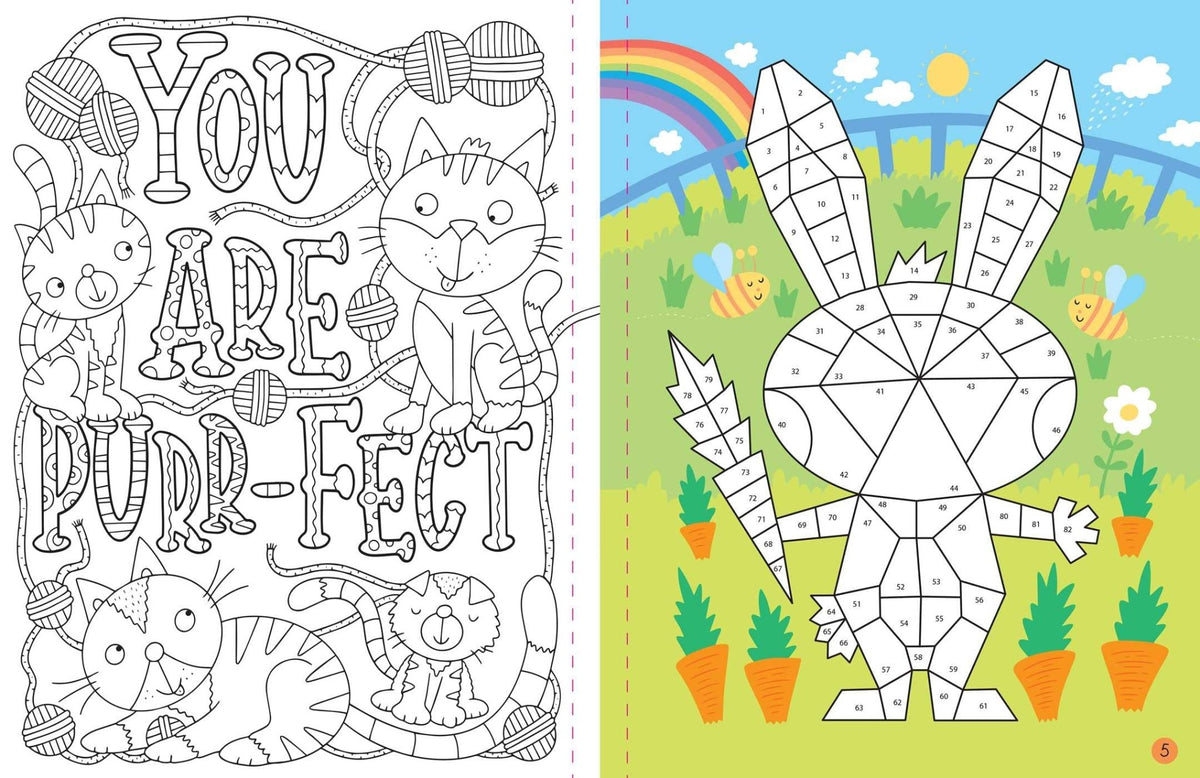 Mindful Sticker By Number: Cuddly Creatures – Khanh