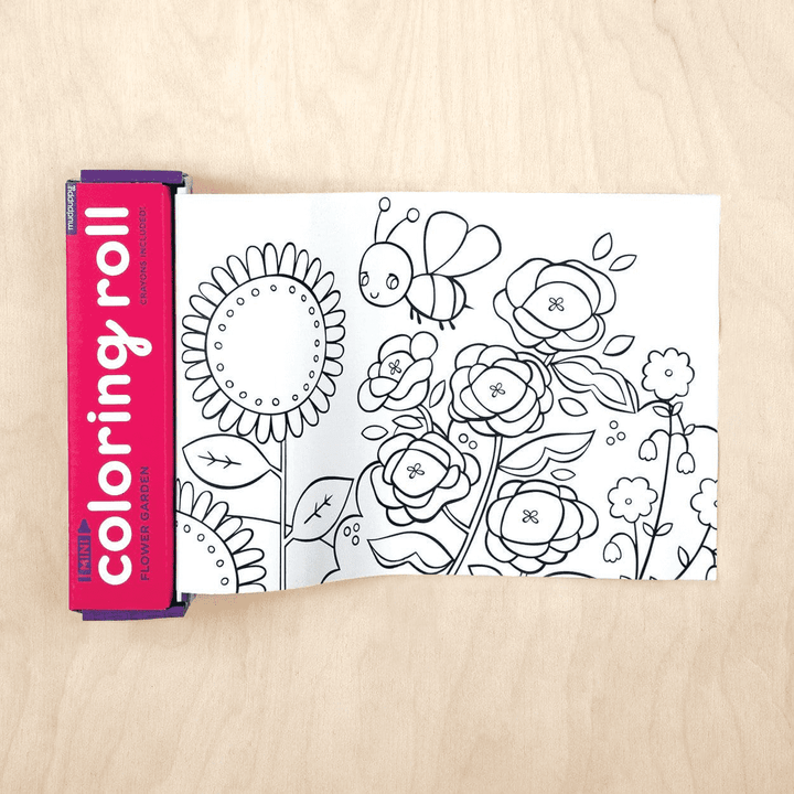 Mini Coloring Roll | Flower Garden - Khanh