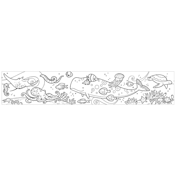 Mini Coloring Roll | Under The Sea