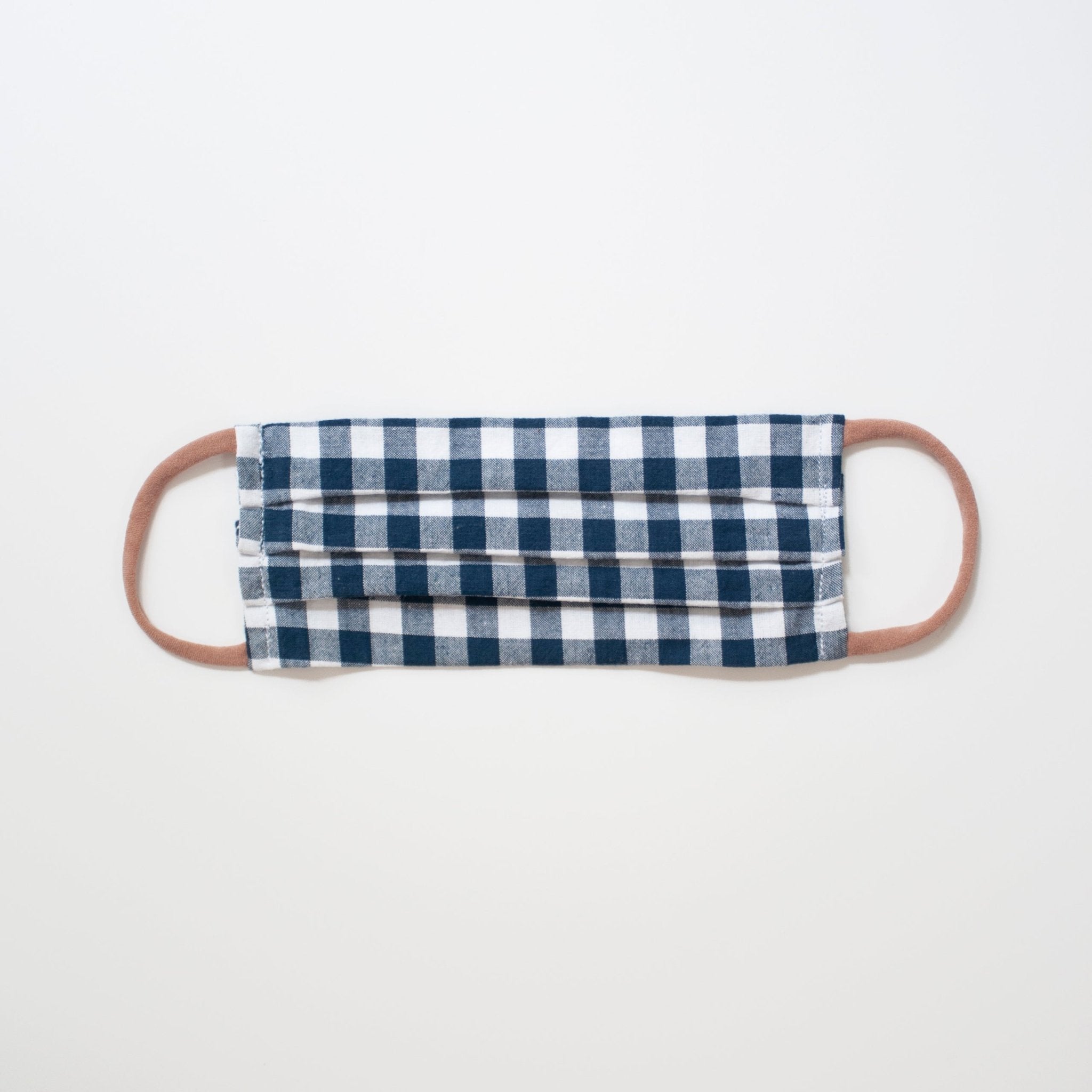 Navy Checks | Kid Mask