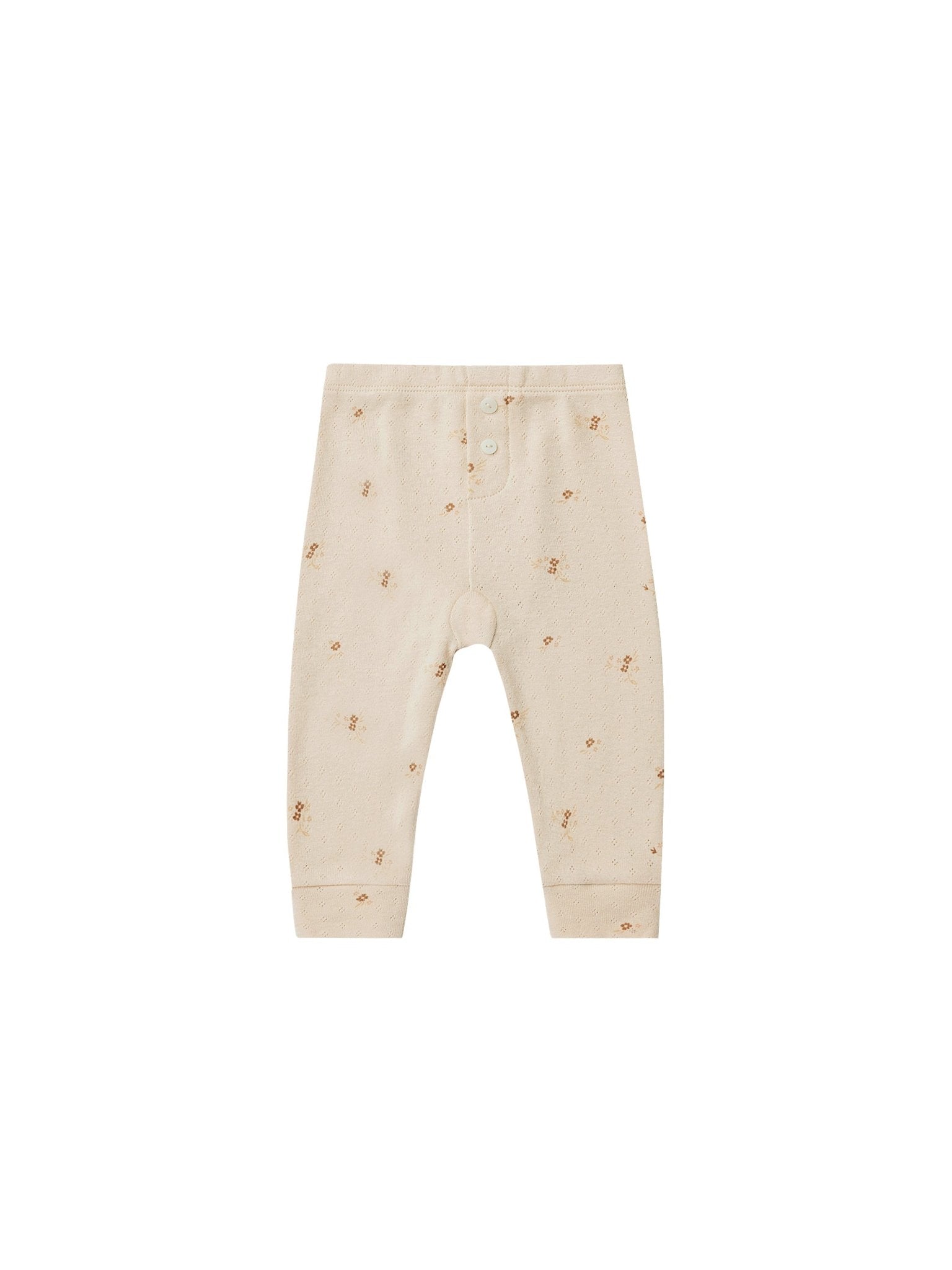 POINTELLE LEGGING | DITSY CLAY - LAST NB & 3/6M
