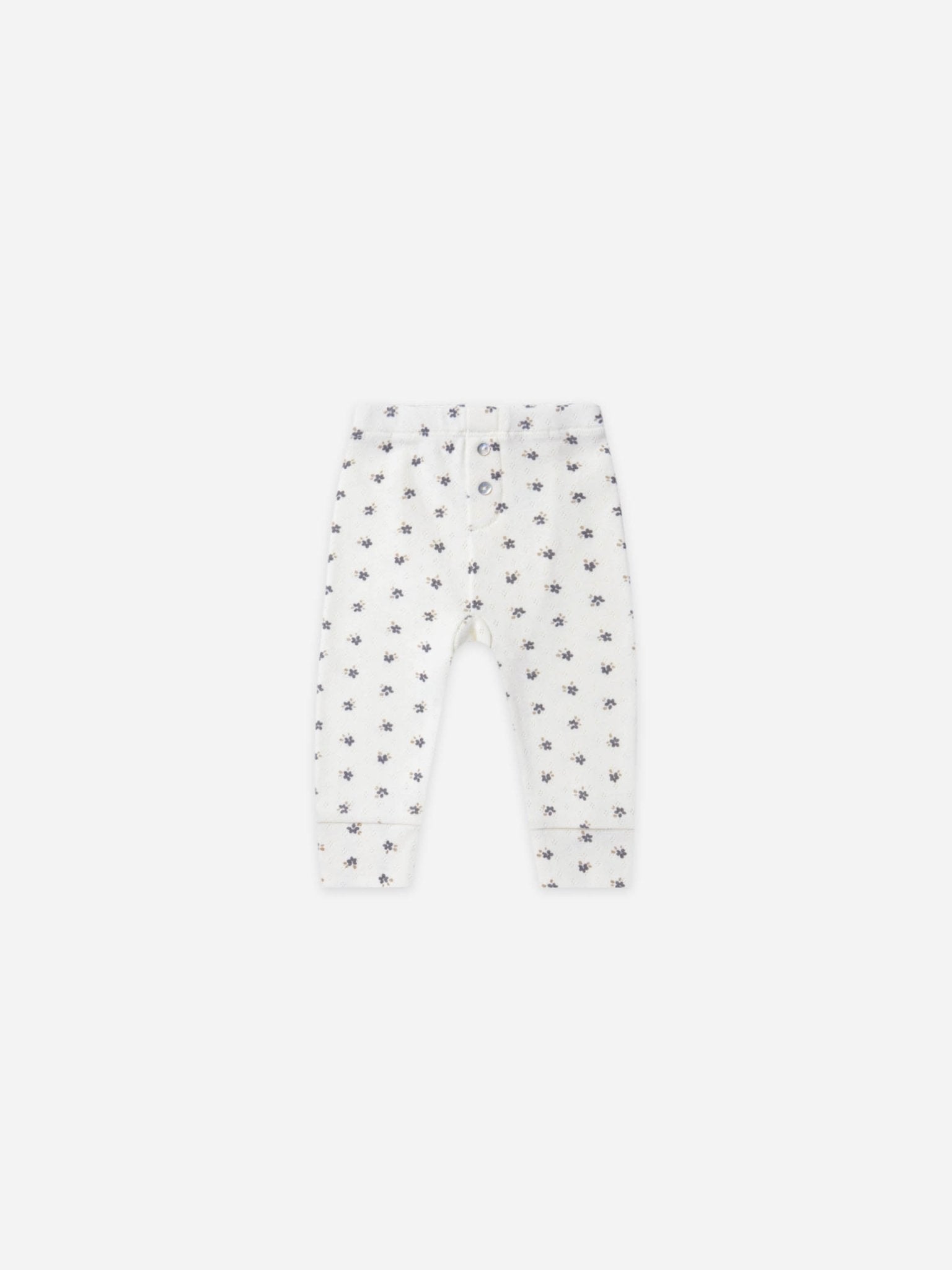 POINTELLE LEGGINGS | INDIGO DITSY