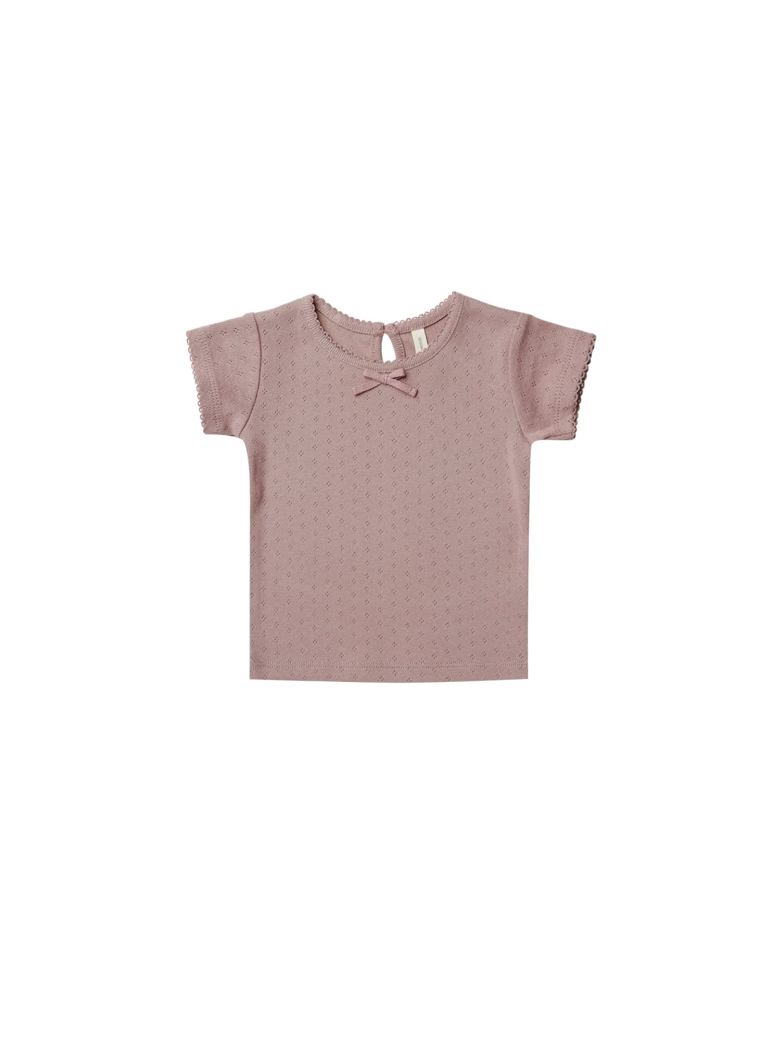 POINTELLE TEE | LILAC - LAST 0/3M & 3/6M