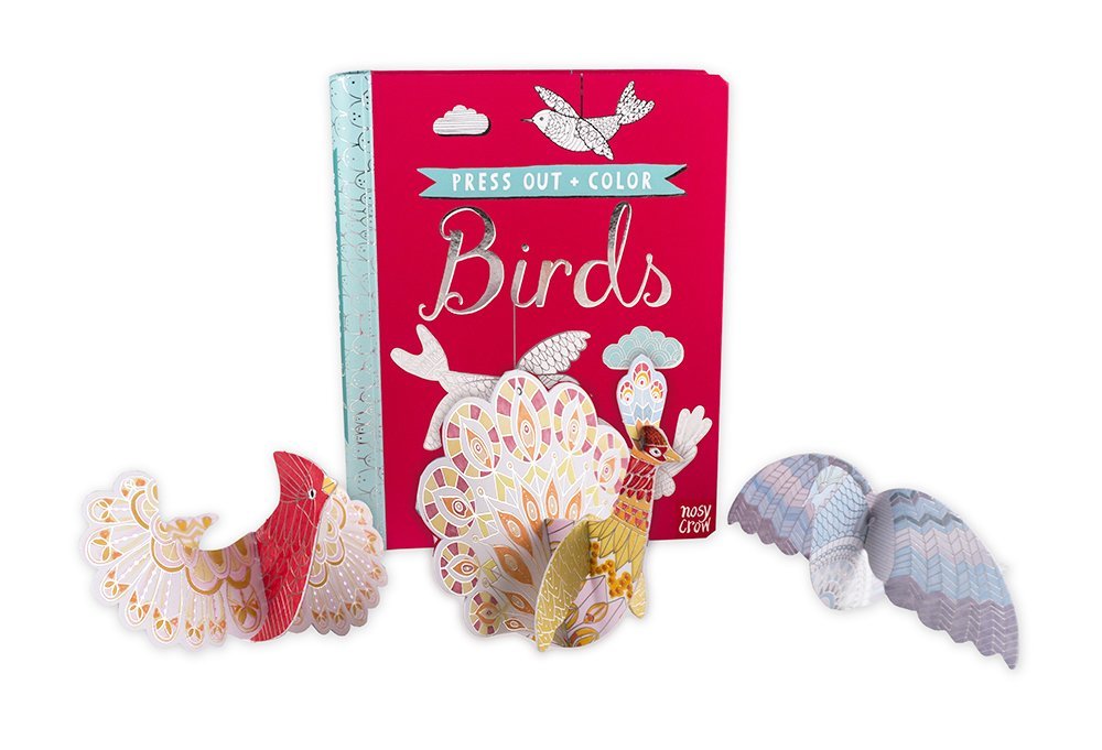 Press Out and Color: Birds