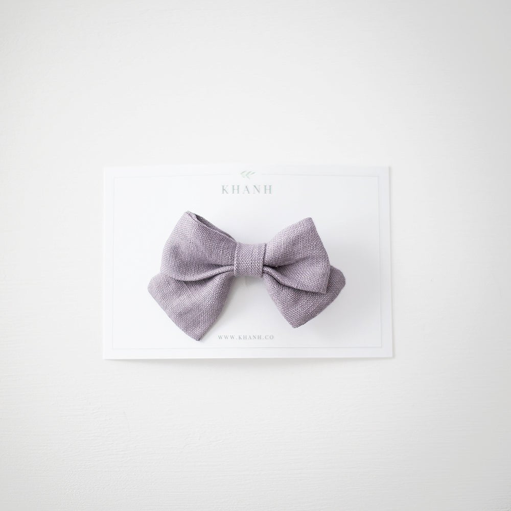 Purple Ash | Medium Sailor Bow