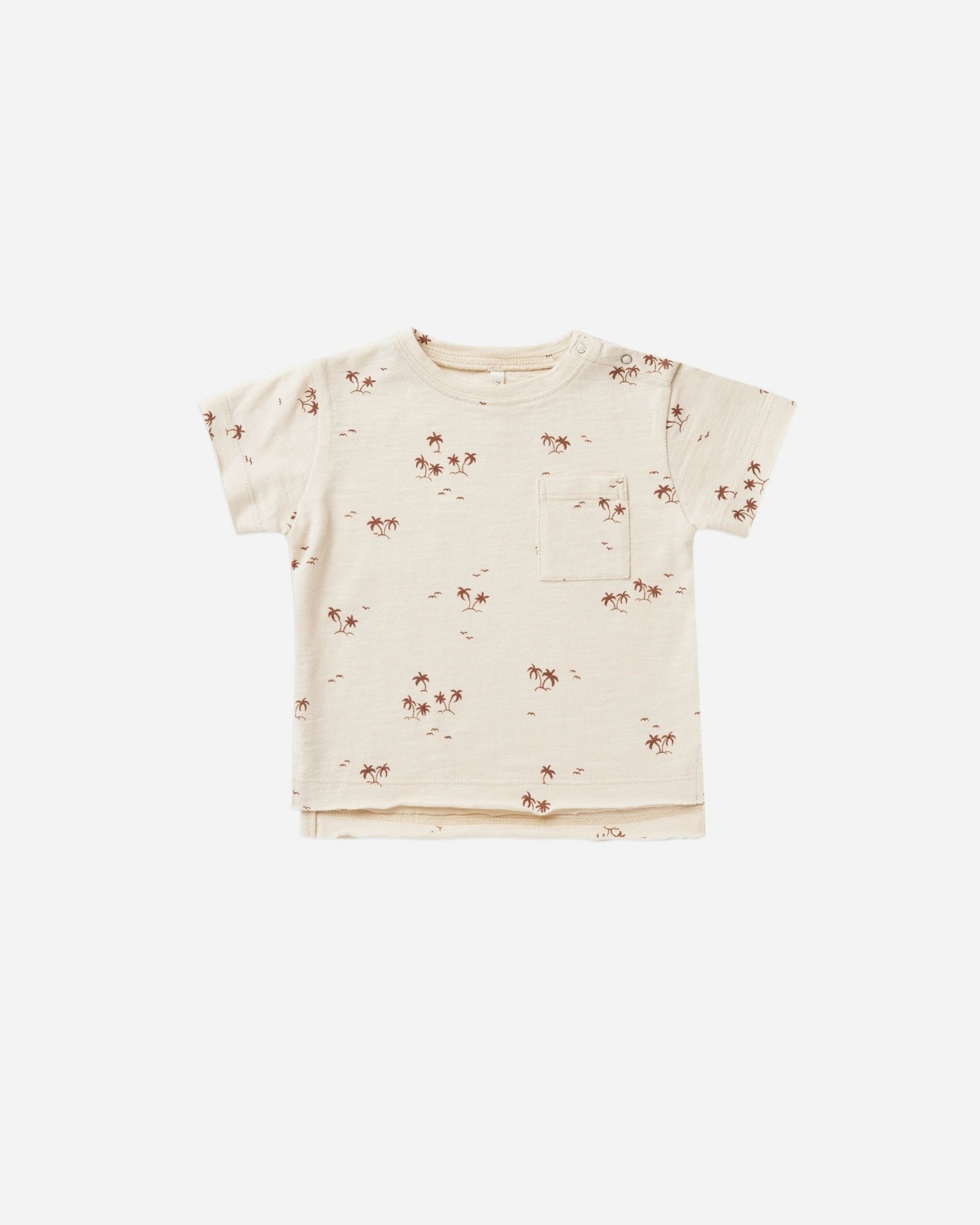 Raw Edge Tee || Palms - LAST 12/18M & 4/5Y