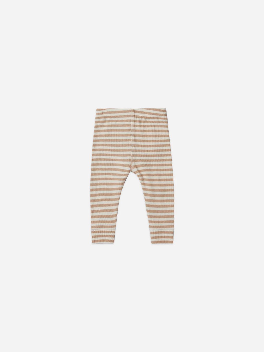 Ribbed Legging | Latte Stripe - LAST ONE NB