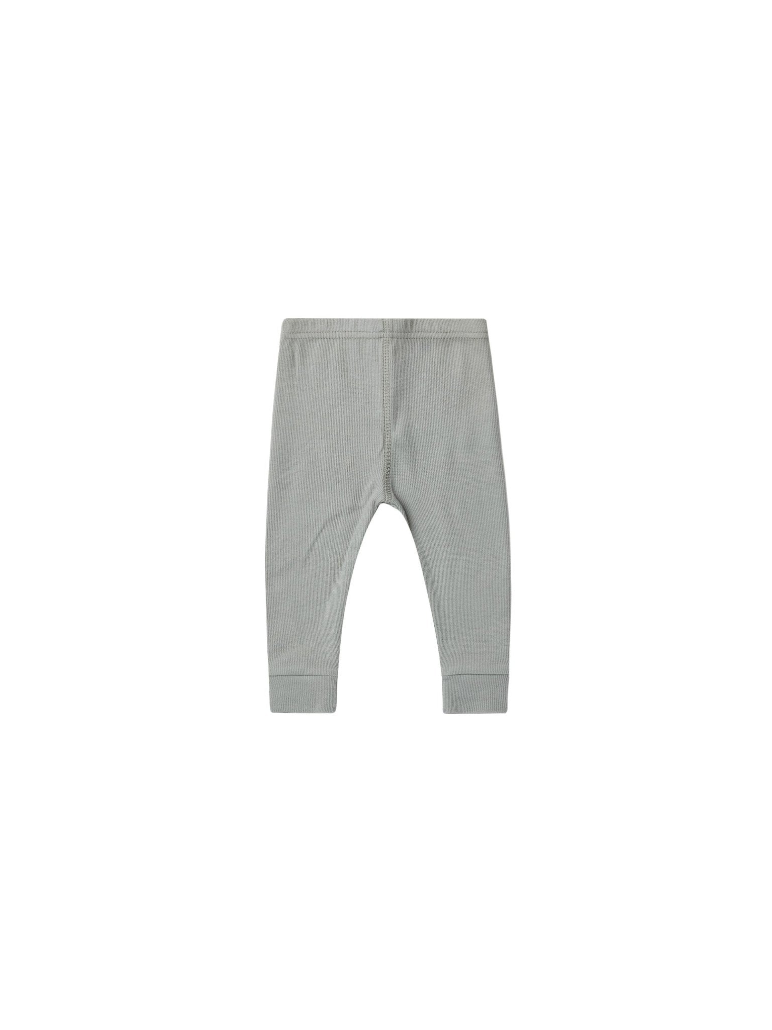 RIBBED LEGGING | SKY - LAST NB & 0/3M